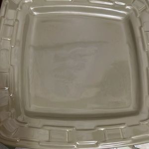 4 square plates - large Longaberger GUC